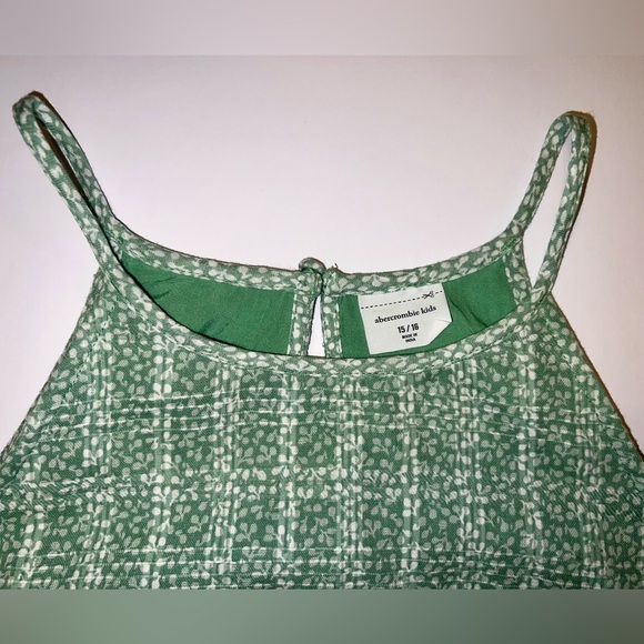 Abercrombie Kids Green Guazy High Neck Tank 15/16 - Picture 4 of 4